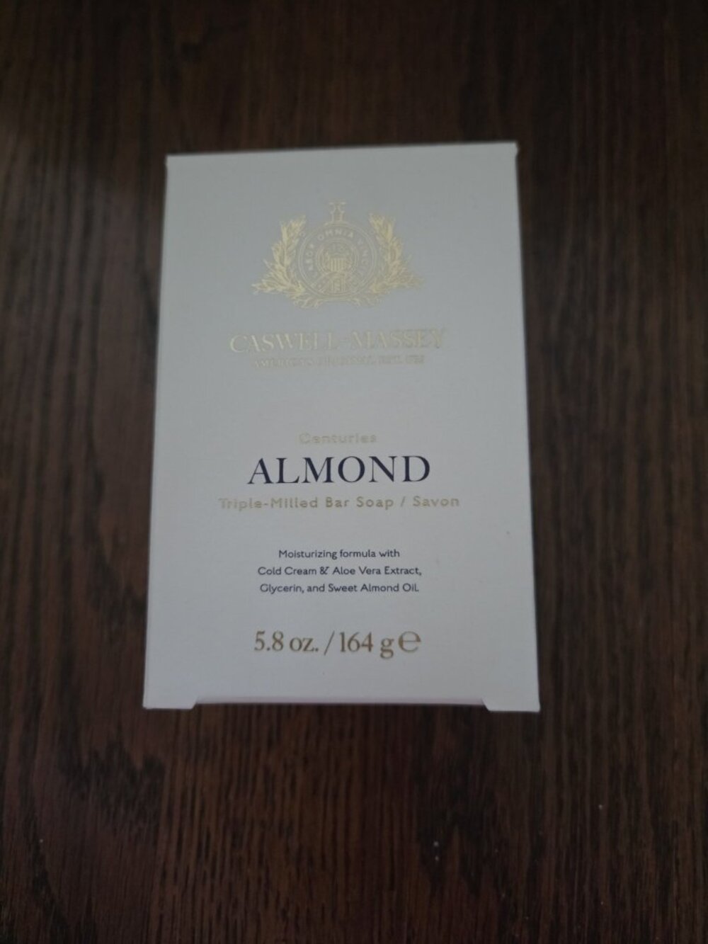 Caswell Massey Centuries Almond Triple Milled Single Bar Soap